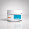 Skino Daily Gel Moisturizer in a clear jar with a white lid, showcasing a smooth, lightweight gel formula for daily skincare.