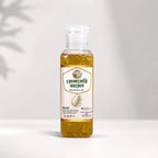 Shudhik Rosemary Oil for hair care in a 100ml bottle, featuring fresh rosemary sprigs and oil in a clear glass bottle.