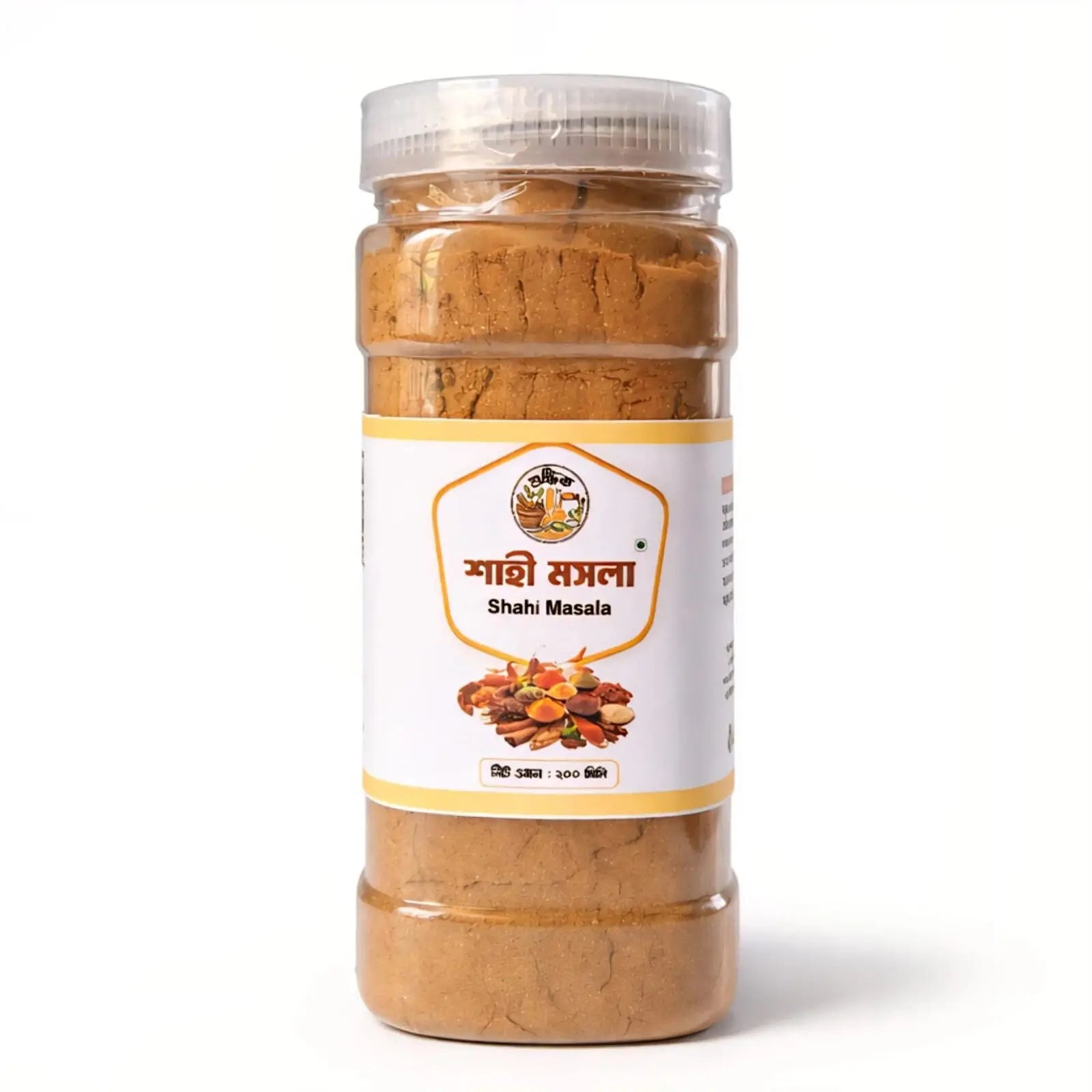 Shudhik Premium Shahi Masala spice container with colorful spice blend for flavorful Indian dishes.