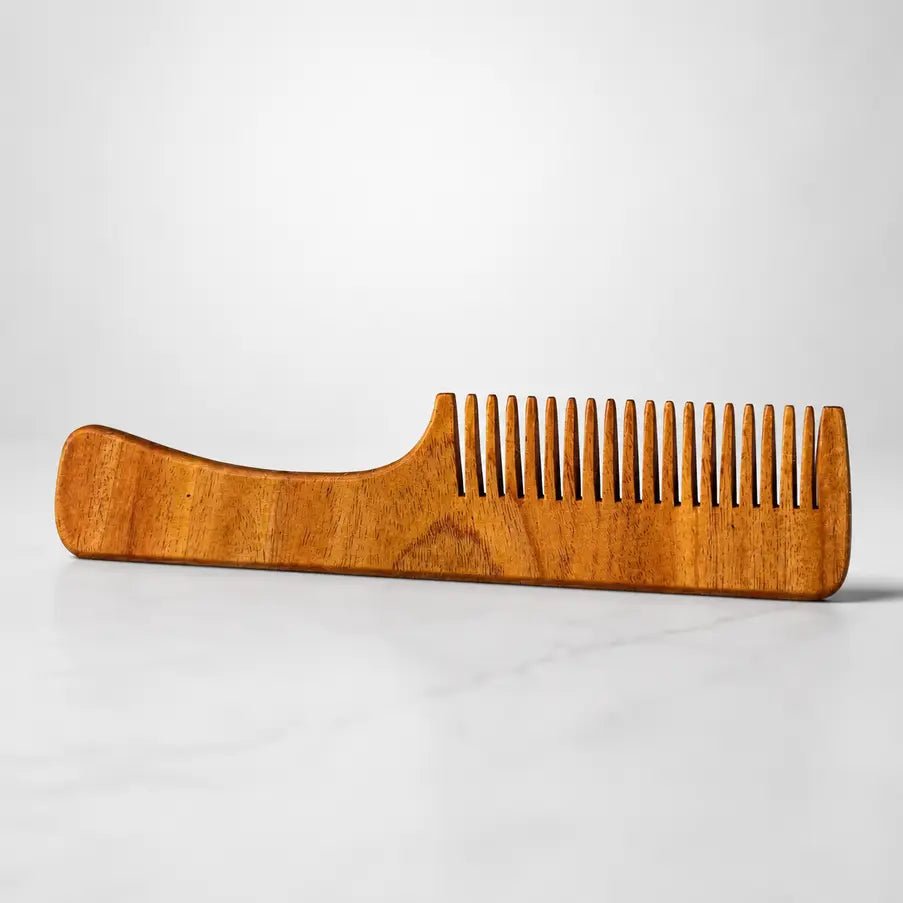 Wooden Comb | নিম কাঠের চিরুনি - Shudhik