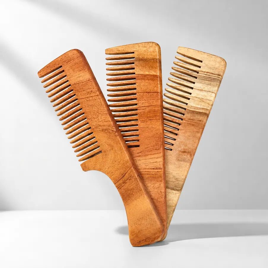 Wooden Comb | নিম কাঠের চিরুনি - Shudhik