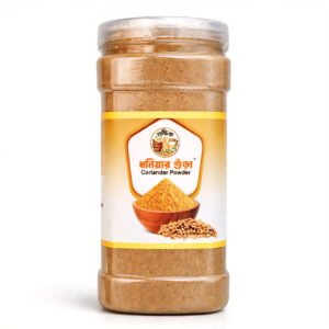 Shudhik Coriander Powder (Dhonia) in a 500g package, a pure spice used in Indian cooking, shown in a clear image.
